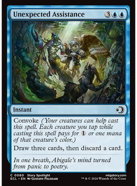 万智牌 ECL 突得援手 Unexpected Assistance 英文平/闪卡 铁