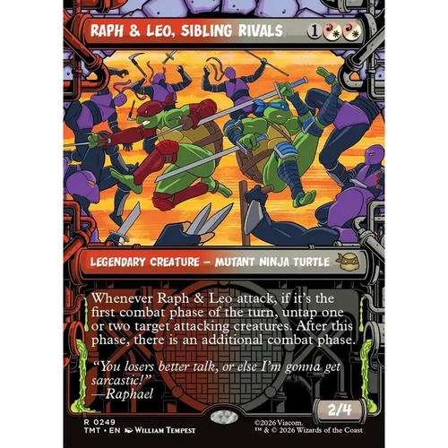 相互争胜的拉夫与里奥 Raph & Leo, Sibling Rivals TMT 英异画平