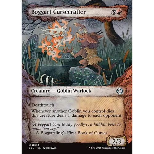 万智牌 ECL 下蛊波尬 Boggart Cursecrafter 英文异画平/闪卡