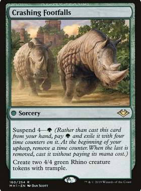 【北境卡牌】万智牌 坏灭足迹 Crashing Footfalls MH1 英文平卡