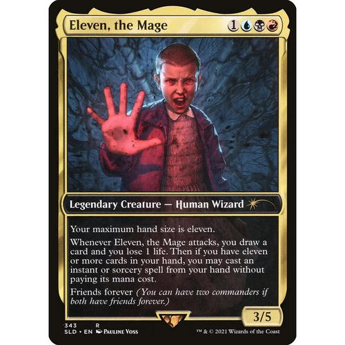 【北境卡牌】万智牌 Eleven, the Mage SLD 英文平卡 金