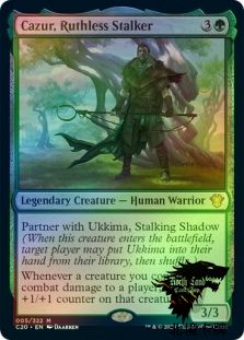 万智牌指挥官2020C20 Cazur, Ruthless Stalker 无情伏击客卡祖尔