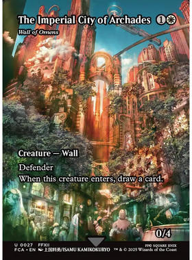 【北境卡牌】万智牌 预兆墙 Wall of Omens FCA 英文异画平/闪卡