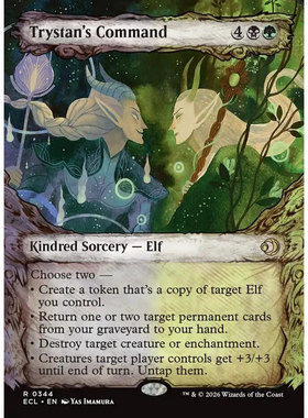 万智牌 ECL 洛温 崔斯坦的指命 Trystan's Command 英文异画平/闪