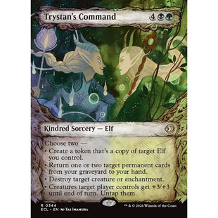 万智牌 ECL 洛温 崔斯坦的指命 Trystan's Command 英文异画平/闪