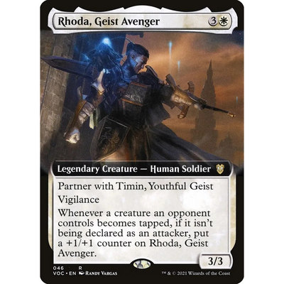 万智牌 携魂复仇者洛妲 Rhoda, Geist Avenger VOC 英文扩画平卡