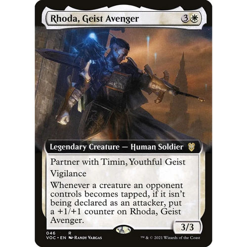 万智牌 携魂复仇者洛妲 Rhoda, Geist Avenger VOC 英文扩画平卡