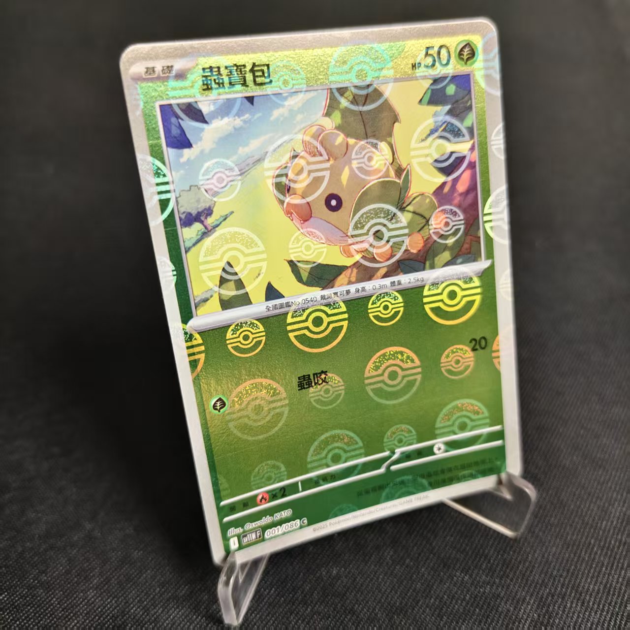 PTCG卡牌繁中虫宝包精灵球闪