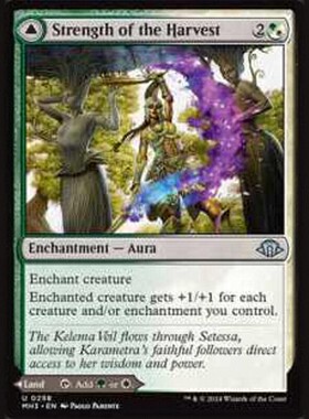 万智牌 MH3 丰收之力 Strength of the Harvest 中/英文 平/闪卡