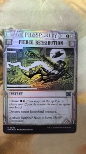 万智牌 光雷驿镖客 OTP 凶暴报偿 Fierce Retribution 英文日印闪