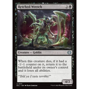 【北境卡牌】万智牌 ECL 恶心卑劣鬼 Retched Wretch 英文平/闪卡