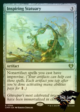 万智牌 启迪塑像Inspiring Statuary英文平闪 CMM指挥官大师 美印