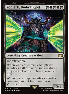 万智牌 暗之神佐迪亚克 Zodiark, Umbral God FIN 英文平/闪卡 金
