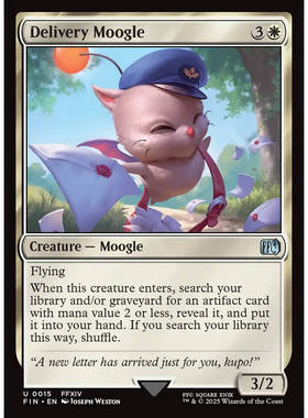 【北境卡牌】万智牌 邮差莫古力 Delivery Moogle FIN英文平/闪
