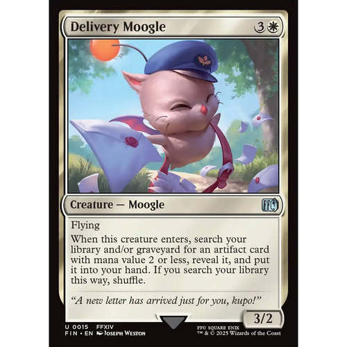 【北境卡牌】万智牌 邮差莫古力 Delivery Moogle FIN英文平/闪