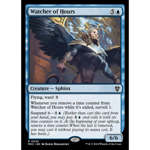 【北境卡牌】万智牌 护时史芬斯 Watcher of Hours MKC 英文平卡
