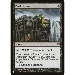 【北境卡牌】万智牌 黑暗祭礼 Dark Ritual LIST 英文平卡 铁