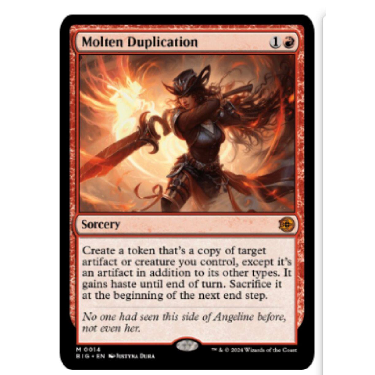万智牌 BIG 熔铸复体 Molten Duplication 中/英文 平/闪卡 秘稀
