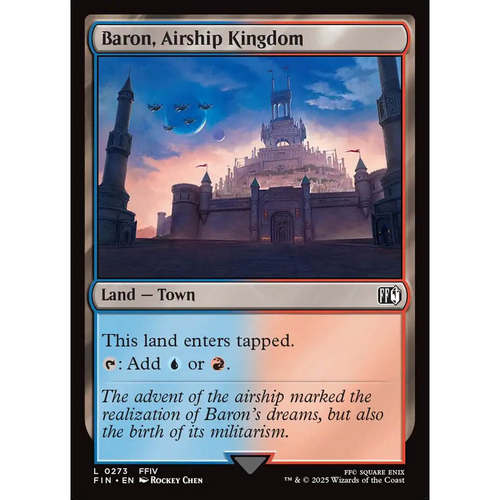 【北境卡牌】万智牌 飞空艇王国巴隆 Baron FIN 英文平/闪 铁