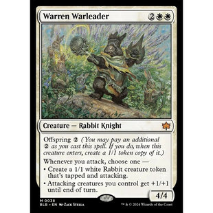 【北境卡牌】万智牌 繁殖地战领 Warren Warleader BLB 英文平/闪