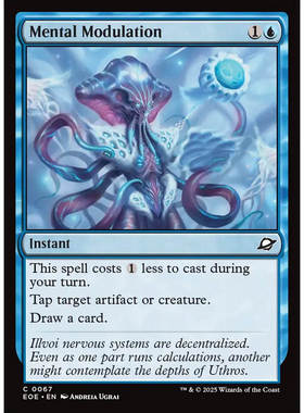 【北境卡牌】万智牌 精神调制 Mental Modulation EOE 英文 铁