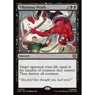【北境卡牌】万智牌 恶人之怒 Villainous Wrath SPM 英文平/闪卡