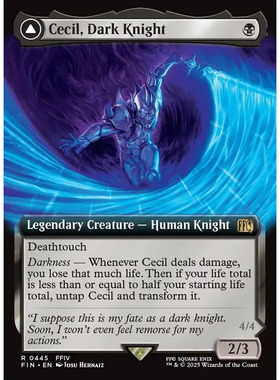 万智牌 暗黑骑士塞西尔 Cecil, Dark Knight FIN 英文扩画平/闪卡