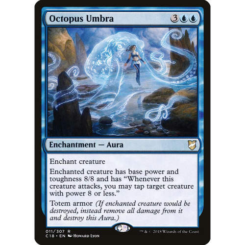 【北境卡牌】万智牌 章鱼本影 Octopus Umbra C18 英文平卡 金