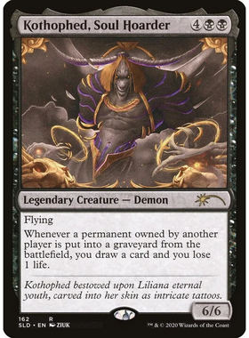 万智牌 贮魂恶魔柯索非 Kothophed, Soul Hoarder SLD 英文平卡