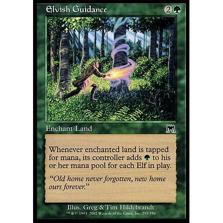 【北境卡牌】万智牌 妖精的导引 Elvish Guidance 英文平卡 ONS铁
