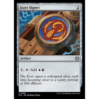 【北境卡牌】万智牌 伊捷印记 lzzet Signet LCC 英文平卡 银