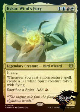 万智牌 狂风怒火凯卡Kykar, Wind's Fury英文闪CMM指挥官大师美印