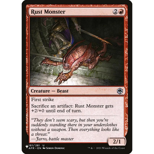 【北境卡牌】万智牌 锈蚀怪 Rust Monster List 英文平卡 银