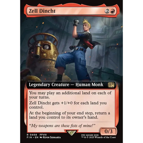 【北境卡牌】万智牌 塞尔·迪恩 Zell Dincht FIN 英文扩画平/闪