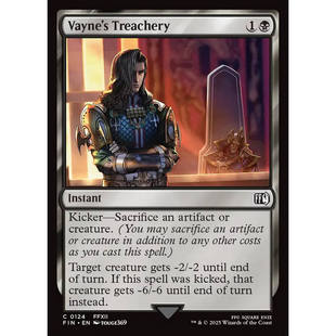万智牌 裴因之变 Vayne's Treachery FIN 英文平/闪卡 铁