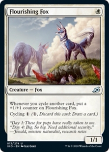 【北境卡牌】万智牌 IKO Flourishing Fox 待哺幼狐 中/英/日文