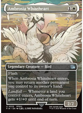 万智牌 罗扎利亚之心安布洛西亚Ambrosia Whiteheart FIN英文异画