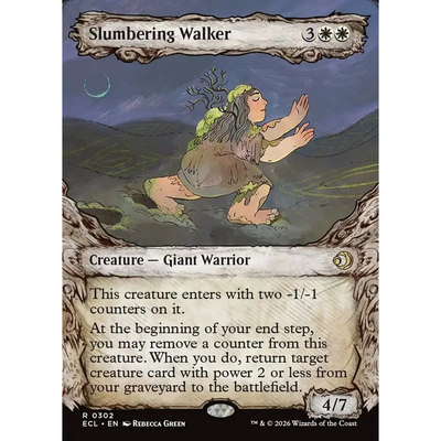 【北境卡牌】万智牌ECL洛温 沉眠行者 Slumbering Walker英文异画