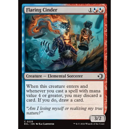 【北境卡牌】万智牌 ECL 火光烬身 Flaring Cinder 英文平/闪卡铁