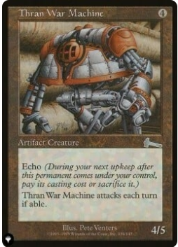 【北境卡牌】万智牌 索蓝机械兽 Thran War Machine LIST 英文平