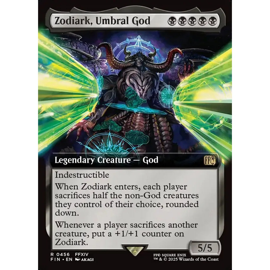 万智牌 暗之神佐迪亚克 Zodiark, Umbral God FIN英文扩画平/闪卡图片