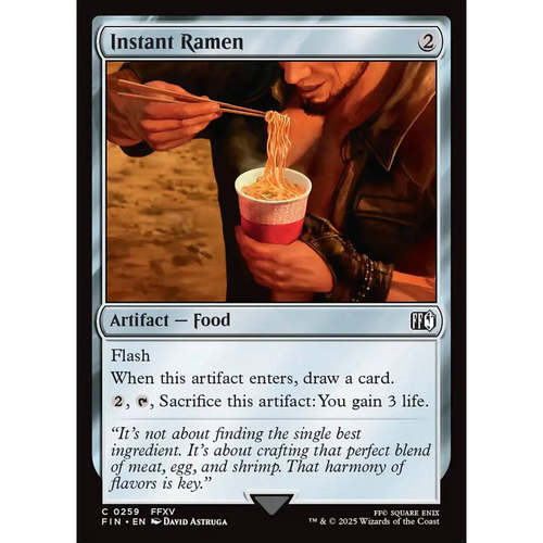 【北境卡牌】万智牌 方便面 Instant Ramen FIN 英文平/闪 铁
