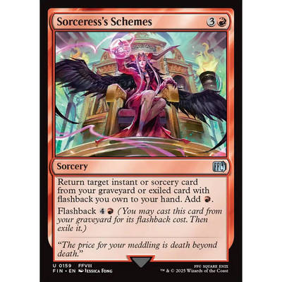 万智牌 魔女的野心 Sorceress's Schemes FIN 英文平/闪 银