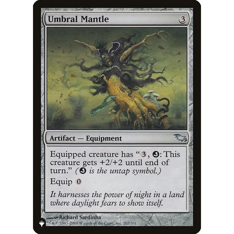 【北境卡牌】万智牌 暗影披风 Umbral Mantle LIST 英文平卡 银图片