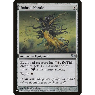 【北境卡牌】万智牌 暗影披风 Umbral Mantle LIST 英文平卡 银
