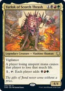 万智牌 焰击族的尤洛克 Yurlok of Scorch Thrash CMR 中/英文 金