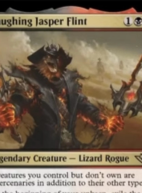 万智牌 光雷驿镖客 OTJ 笑面客燧火贾斯珀 Jasper Flint 英文平