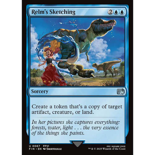 【北境卡牌】万智牌 瑞姆的速写 Relm's Sketching FIN 英文平/闪