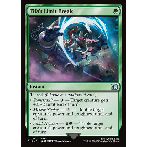 万智牌 蒂法的极限招式 Tifa's Limit Break FIN 英文平/闪