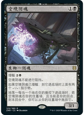 万智牌 空境阴魂 Skyclave Shade ZNR 中/英文 平/闪卡 金